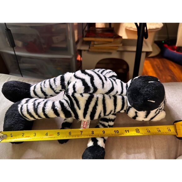 Zebra Plush Nici by Enesco Wild 14" Stuffed Animal Germany Weighted Vtg RARE - Picture 6 of 16